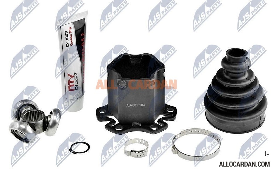 Tête de cardan  avant coté boite  NPW-AU-001