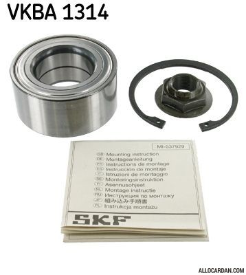 Kit de roulements de roue SKF VKBA1314