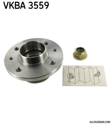 Kit de roulements de roue SKF VKBA3559