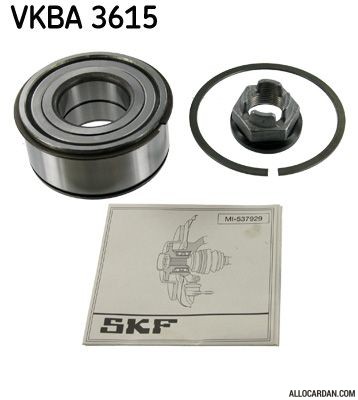 Kit de roulements de roue SKF VKBA3615