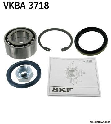 Kit de roulements de roue SKF VKBA3718