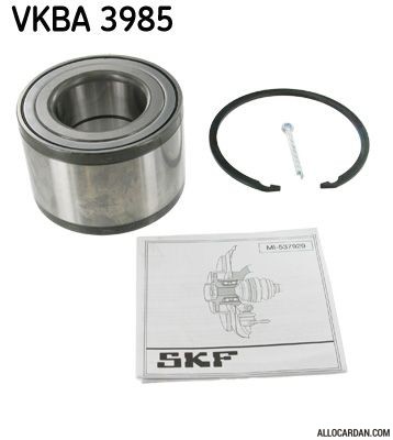 Kit de roulements de roue SKF VKBA3985