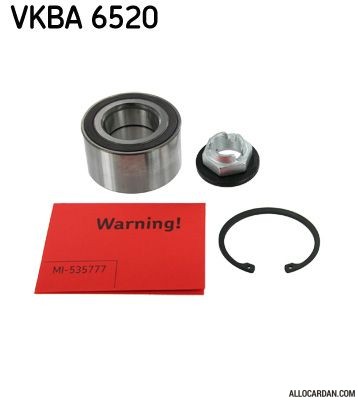 Kit de roulements de roue SKF VKBA6520