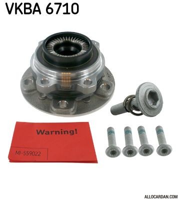 Kit de roulements de roue SKF VKBA6710