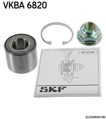 Kit de roulements de roue SKF VKBA6820