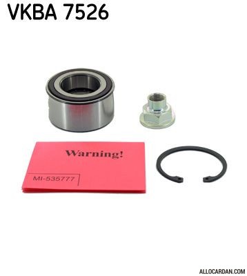 Kit de roulements de roue SKF VKBA7526