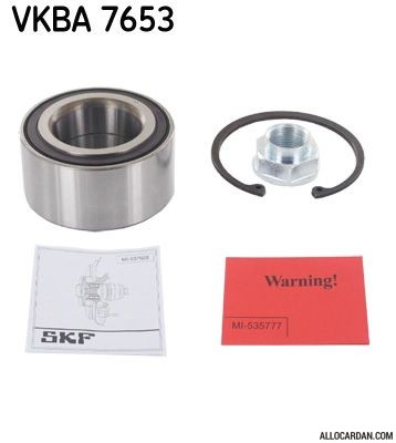 Kit de roulements de roue SKF VKBA7653