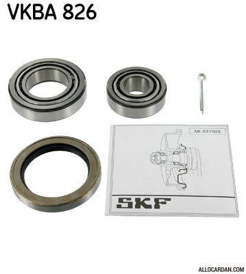 Kit de roulements de roue SKF VKBA826