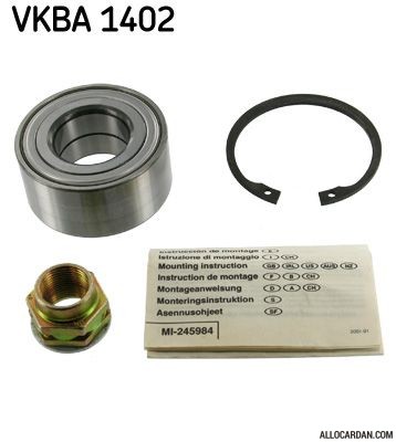 Kit de roulements de roue SKF VKBA1402