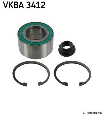 Kit de roulements de roue SKF VKBA3412