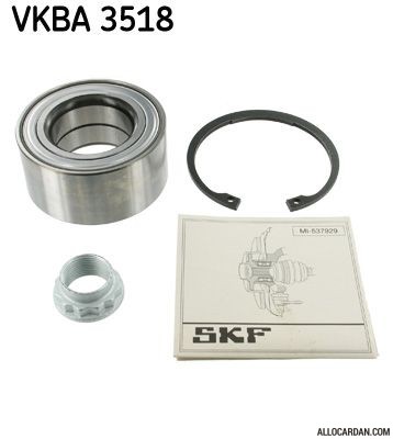 Kit de roulements de roue SKF VKBA3518