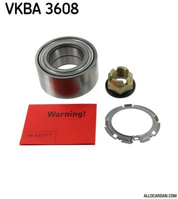 Kit de roulements de roue SKF VKBA3608