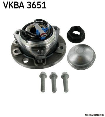 Kit de roulements de roue SKF VKBA3651