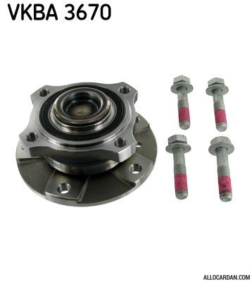Kit de roulements de roue SKF VKBA3670