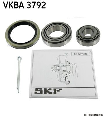 Kit de roulements de roue SKF VKBA3792