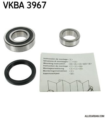 Kit de roulements de roue SKF VKBA3967