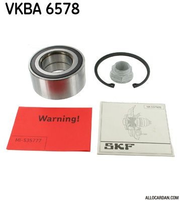 Kit de roulements de roue SKF VKBA6578