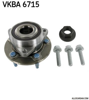 Kit de roulements de roue SKF VKBA6715
