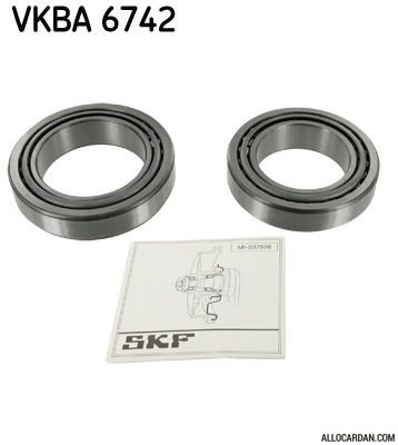 Kit de roulements de roue SKF VKBA6742