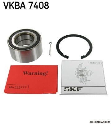 Kit de roulements de roue SKF VKBA7408