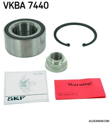 Kit de roulements de roue SKF VKBA7440