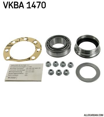 Kit de roulements de roue SKF VKBA1470