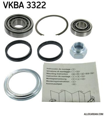 Kit de roulements de roue SKF VKBA3322