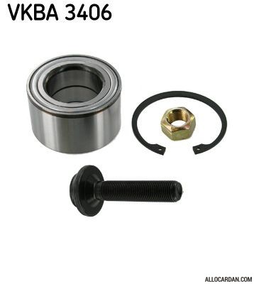 Kit de roulements de roue SKF VKBA3406