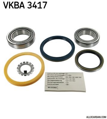 Kit de roulements de roue SKF VKBA3417