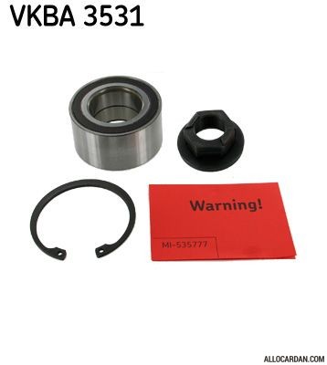 Kit de roulements de roue SKF VKBA3531