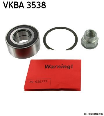 Kit de roulements de roue SKF VKBA3538