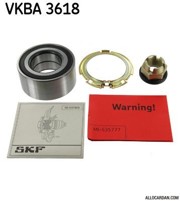 Kit de roulements de roue SKF VKBA3618