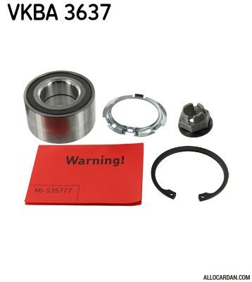 Kit de roulements de roue SKF VKBA3637