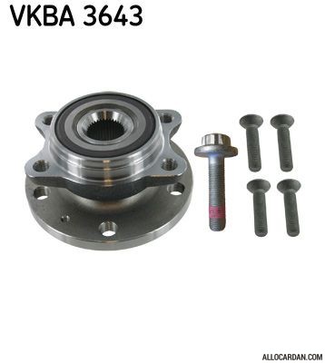 Kit de roulements de roue SKF VKBA3643