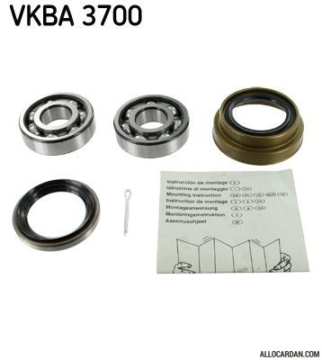 Kit de roulements de roue SKF VKBA3700