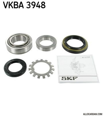 Kit de roulements de roue SKF VKBA3948