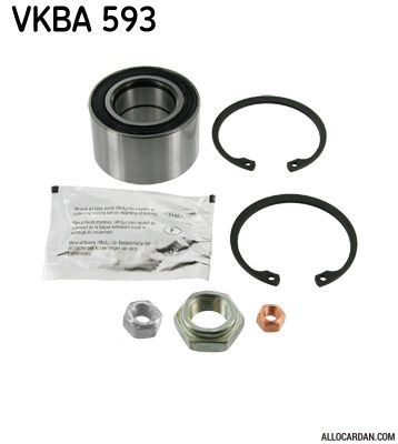 Kit de roulements de roue SKF VKBA593