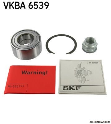 Kit de roulements de roue SKF VKBA6539