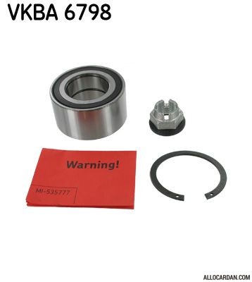Kit de roulements de roue SKF VKBA6798