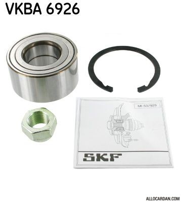 Kit de roulements de roue SKF VKBA6926