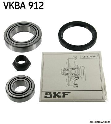 Kit de roulements de roue SKF VKBA912