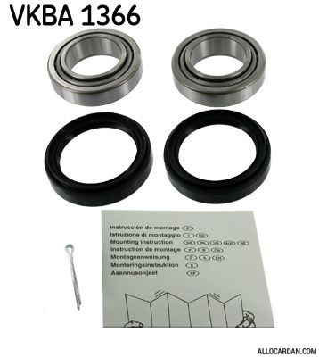 Kit de roulements de roue SKF VKBA1366