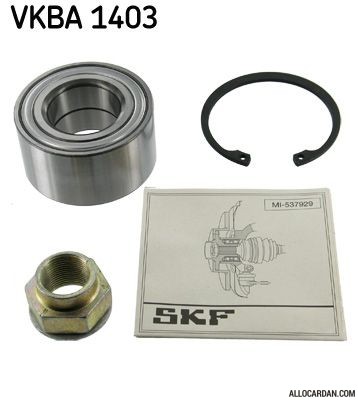 Kit de roulements de roue SKF VKBA1403