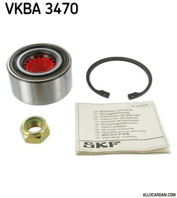 Kit de roulements de roue SKF VKBA3470