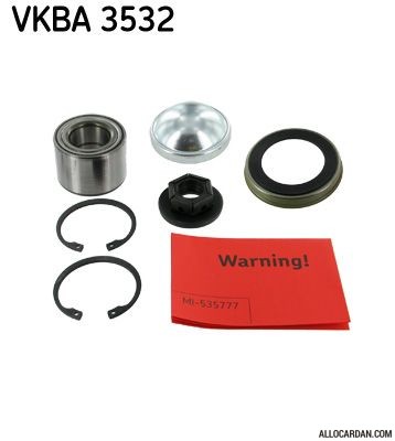 Kit de roulements de roue SKF VKBA3532