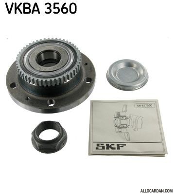 Kit de roulements de roue SKF VKBA3560