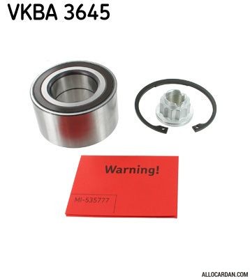Kit de roulements de roue SKF VKBA3645