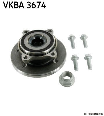 Kit de roulements de roue SKF VKBA3674