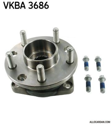 Kit de roulements de roue SKF VKBA3686