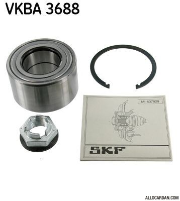 Kit de roulements de roue SKF VKBA3688